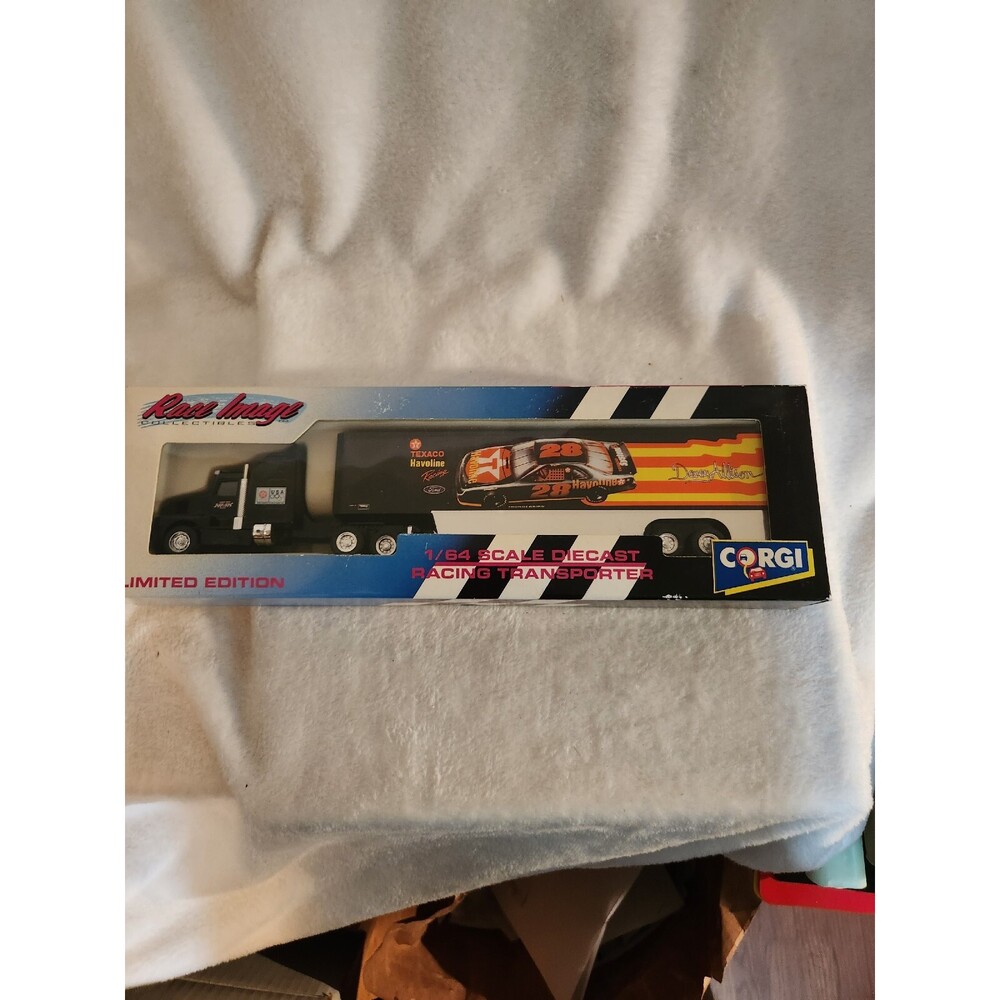 CORGI Race Image 1993 Limited Edtn 1/64 #28 DAVEY ALLISON HAVOLINE Transporter